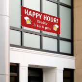 Bannière Happy Hour Personnalisée (Bâtiment extérieur)