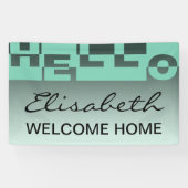 Bannière HELLO moderne + votre backgr. & idées (Horizontal)