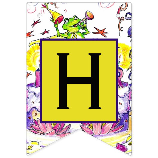 Bannière HEUREUSE de JOUR INTERCALAIRE (Deuxième drapeau)