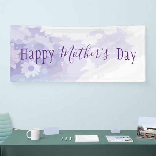 Bannière heureuse de partie du jour de mère (Salon professionnel)