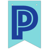 BANNIÈRE HEUREUSE de RETRAITE, couleur bleue (Troisième drapeau)