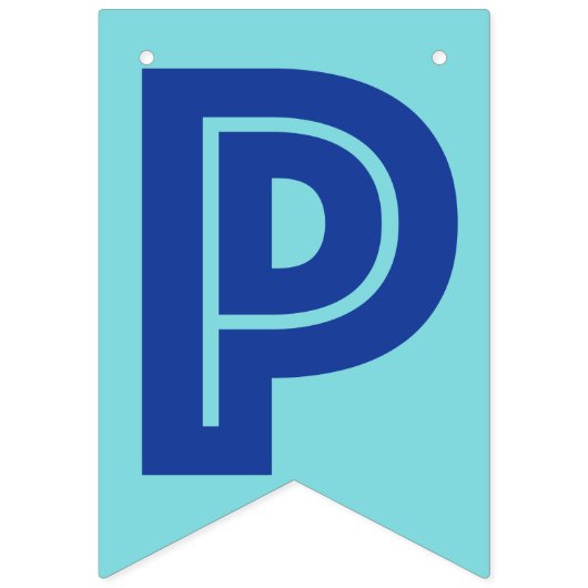 BANNIÈRE HEUREUSE de RETRAITE, couleur bleue (Troisième drapeau)