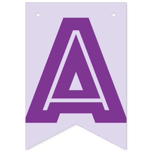 BANNIÈRE HEUREUSE de RETRAITE, couleur pourpre (Deuxième drapeau)