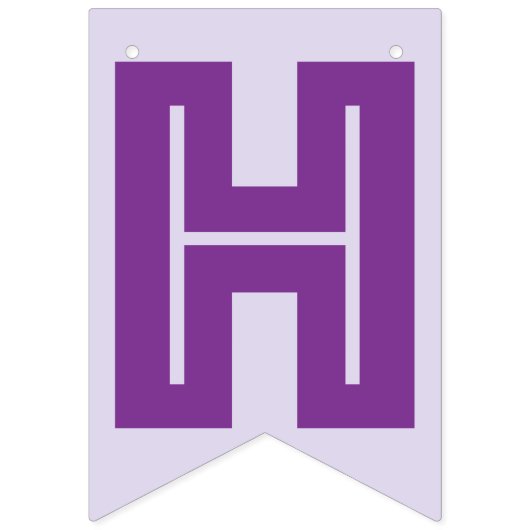 BANNIÈRE HEUREUSE de RETRAITE, couleur pourpre (Premier drapeau)