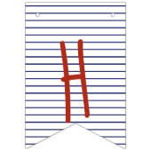 Bannière heureuse d'étamine d'aventure de jour (Premier drapeau)