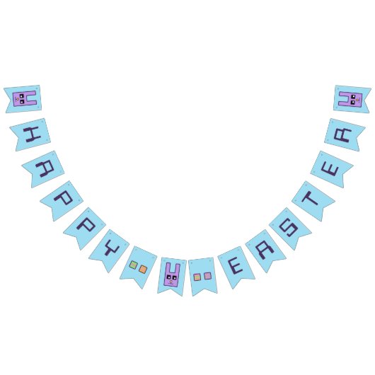 Bannière heureuse d'étamine de Pâques de lapin (Tout)