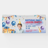 Bannière horizontale de fête d'anniversaire (Horizontal)