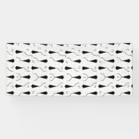 Bannière horizontale, gris caillé