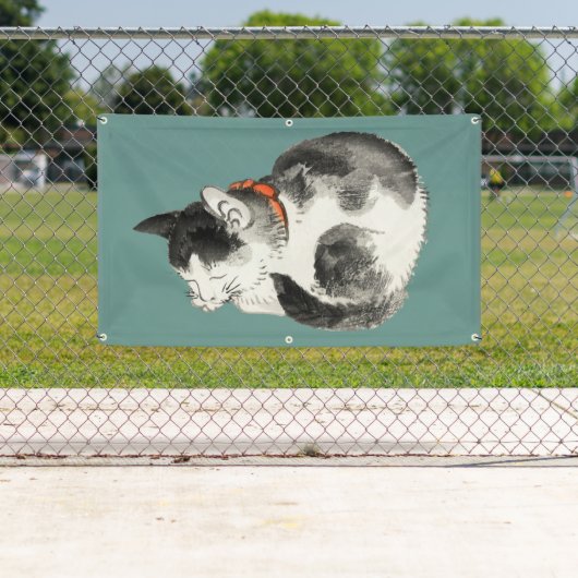 Bannière IMPRIMABLE EN BOIS JAPONAIS DORMIR (En situation)