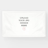 Bannière imprimée pour décorations de fête (Horizontal)