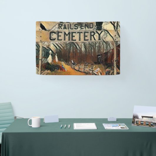 Bannière intérieure de 2,5 po x 4 po pour le cimet (Salon professionnel)