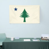 Bannière intérieure du drapeau du Maine 1901 (Salon professionnel)