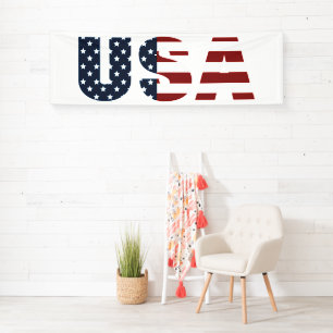 Bannière intérieure USA Patriotique