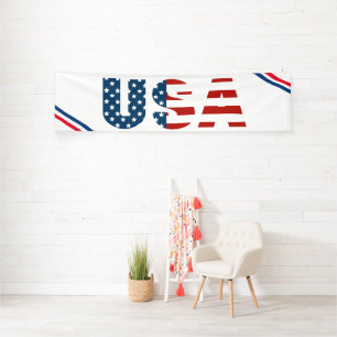 Bannière intérieure USA Patriotique