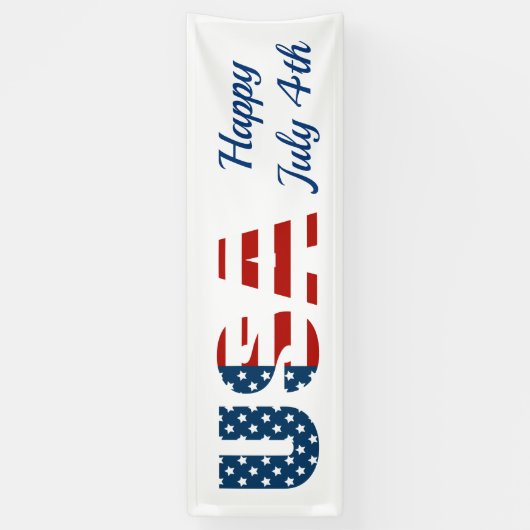 Bannière intérieure USA Patriotique (Vertical)