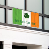 Bannière irlandaise de shamrock de drapeau du jour (Bâtiment extérieur)