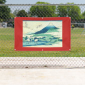 BANNIÈRE JAPONAISE DE CANON ISOLANT DE BOIS DE (En situation)