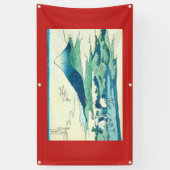 BANNIÈRE JAPONAISE DE CANON ISOLANT DE BOIS DE (Vertical)