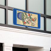 Bannière JAPONAISE d'IMPRESSION de BOIS DE GRAVEUR (Bâtiment extérieur)