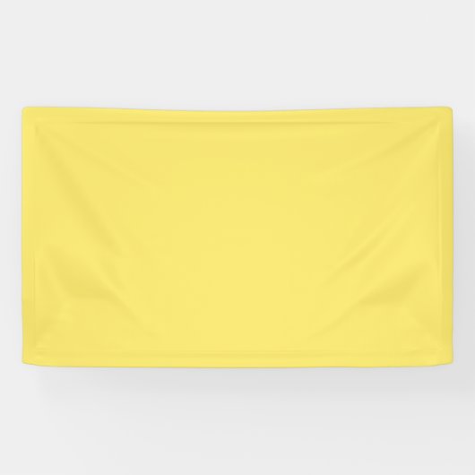 Bannière jaune couleur rayonne (Horizontal)