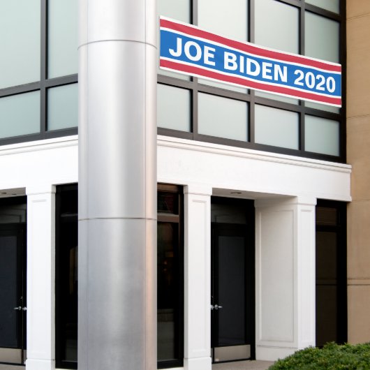 Bannière JOE BIDEN 2020 (Bâtiment extérieur)