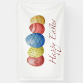 Bannière Joyeuses Pâques – Fête de printemps (Vertical)