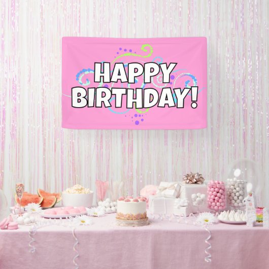 Bannière Joyeux Anniversaire (Fête)