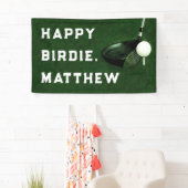 Bannière Joyeux Anniversaire Golf (En situation)