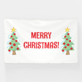 Bannière Joyeux Arbre de Noël (Horizontal)