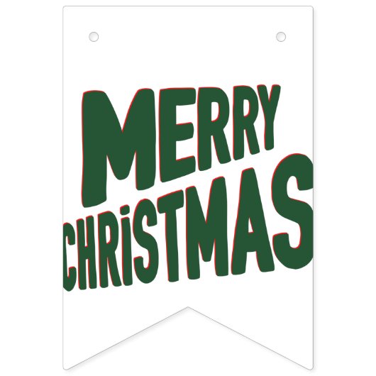 Bannière Joyeux Bund Noël (Troisième drapeau)