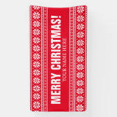 Bannière Joyeux Noël pour les affaires commerciale (Verticale)