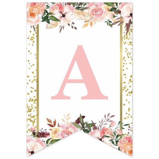 Bannière Joyeux Premier anniversaire (Deuxième drapeau)