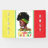 Bannière Juneteenth (Horizontal)