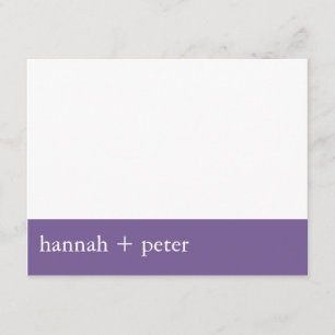Bannière Lavendar :: Carte RSVP