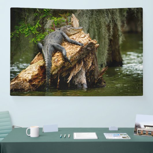 Bannière Lazy Gator 4x6' (Salon professionnel)