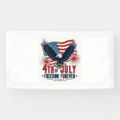 Bannière Liberté pour le 4 juillet (Horizontal)