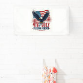 Bannière Liberté pour le 4 juillet (Insitu)