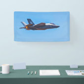 Bannière Lockheed Martin F-35A Lightning II (Salon professionnel)