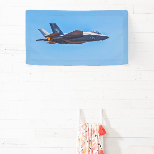 Bannière Lockheed Martin F-35A Lightning II (Insitu)