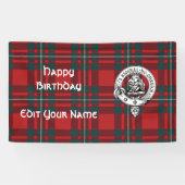 Bannière MacGregor. Customiser pour modifier le no (Horizontal)