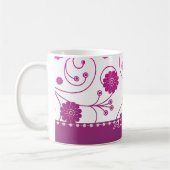 Bannière Magenta Bloom Mug café (Gauche)