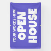 BANNière MAISON OUVERTE personnalisée (Verticale)