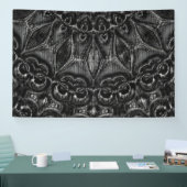 Bannière Mandala Charbon (Salon professionnel)