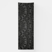 Bannière Mandala Charbon (Verticale)