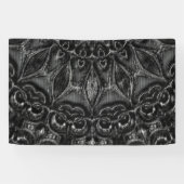 Bannière Mandala Charbon (Horizontal)