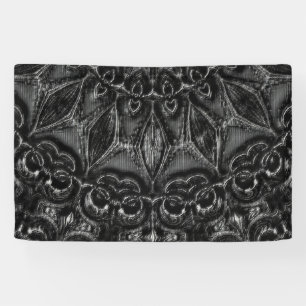 Bannière Mandala Charbon