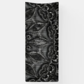 Bannière Mandala Charbon (Vertical)