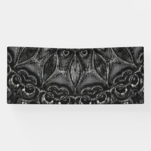 Bannière Mandala Charbon (Horizontal)