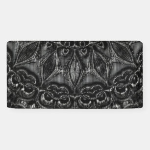 Bannière Mandala Charbon