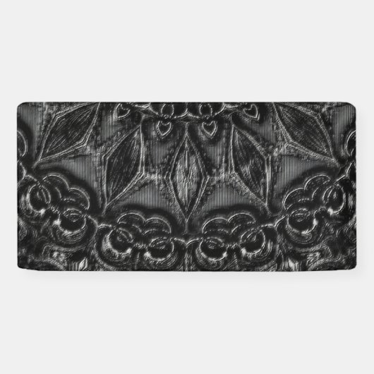 Bannière Mandala Charbon (Horizontal)